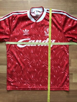 LIVERPOOL 1989 1991 HOME FOOTBALL SOCCER SHIRT JERSEY ADIDAS VINTAGE 6