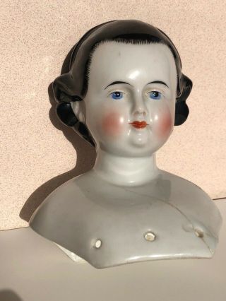 Rare Antique 5 1/2 Inch German China Doll Head