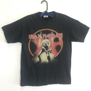 Vintage Iron Maiden Japan T Shirt Sz Medium Hanes