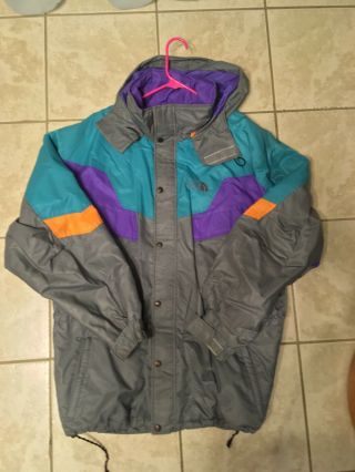 The North Face Made In Usa Vintage 90s Goretex Mountain Light Jacket Aqua Xl