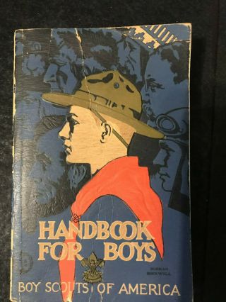 1935 Boy Scout Handbook 25th Anniversary limited edition.  Rare,  5000 copies made 8