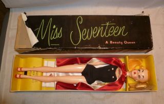 Vintage Marx Miss Seventeen Doll - A Beauty Queen