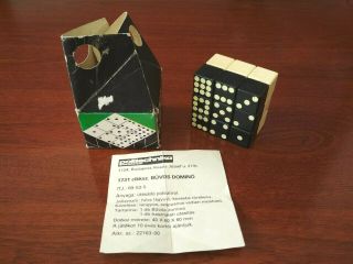 Very rare Vintage First Batch Politechnika Rubik ' s Domino 4
