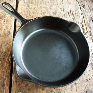 Vintage GRISWOLD Cast Iron SKILLET Frying Pan 5 LARGE BLOCK LOGO - Ironspoon 2