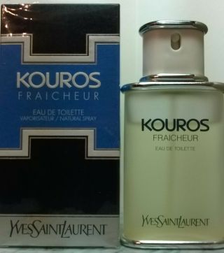 Kouros Fraicheur Edt Spray Yves Saint Laurent 1.  6 Oz/50 Ml Ysl Vintage Rare1990s