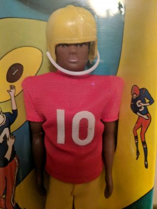 Vintage Topper Dawn Doll Van Male African American Football Outfit MIB 2