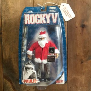 Rare Rocky V Jakks Pacific Paulie Santa Figurine Exclusive Limited 1 Of 700
