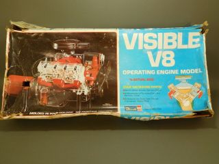 Revell Visible 1/4 Scale V - 8 Engine Motorized Version No Box