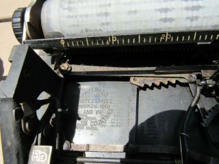 Antique Bennett Typewriter Rare little Portable Paten date 1901 - 1904 7