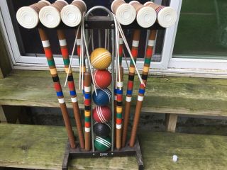 Vintage Forster Croquet Set