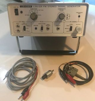 Vintage LEADER FM Stereo Signal Generator LSG - 231 2