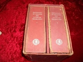 Rare 1949 British Colour Council Dictionary Of Colours For Interior Decoration