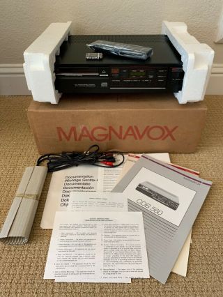 Vintage Magnavox Cdb560 Old Stock Nos Compact Disc Cd Player