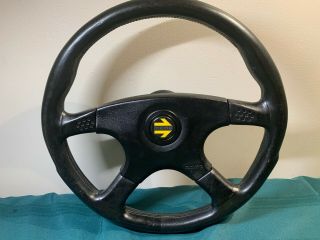 Vintage Momo Car Steering Wheel Made In Italy Type - M38 Bmw Mercedes Toyota Honda