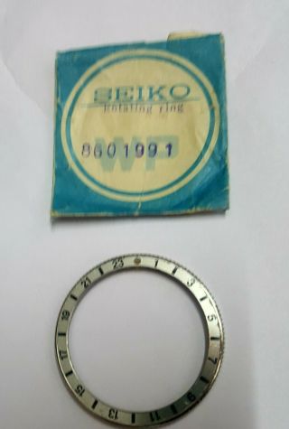 Vintage Seiko Navigator Timer 6117 - 8000 Bezel With Insert Part 8601991