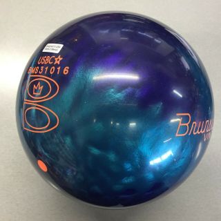 Brunswick Vintage Vapor Zone pro pin/cg BOWLING ball 14 lb 3
