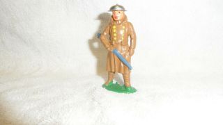 Unplayed With Barclay Manoil Lead Soldier - Wwi Blue Rifle Standing