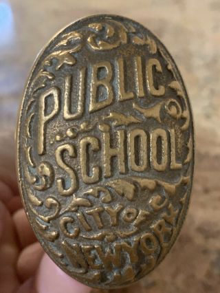 York City Public School Brass 2 - Vintage Doorknobs 4