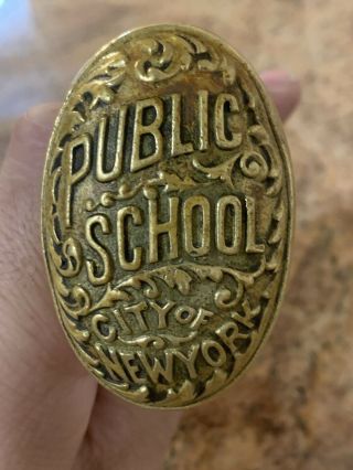York City Public School Brass 2 - Vintage Doorknobs 5