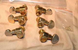 VINTAGE MARTIN PAT PEND GOLD GROVER ROTOMATIC TUNERS 1968 FOR D - 41 D - 45 ES - 355 2