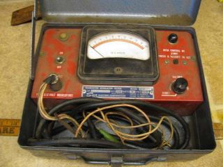 Vintage Sun Electric Corp Trt12 Transistor Regulator Tester Test Equipment