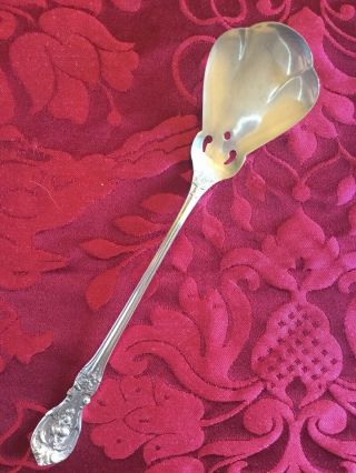 Rare Reed & Barton Francis I Sterling 8.  5” Lettuce Serving Spoon No Mono