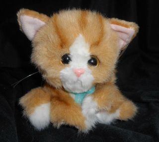 Vintage 2000 Dsi Toys Kitty Kitty Kittens Peach & White Stuffed Animal Plush Toy