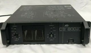 Vintage 1994 Peavey Cs 800x 600 X 2 Professional Stereo Power Amplifier