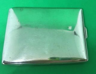 VTG Sterling Silver with 14K Gold and Rose Gold Inlay Art Deco Cigarette Case 3