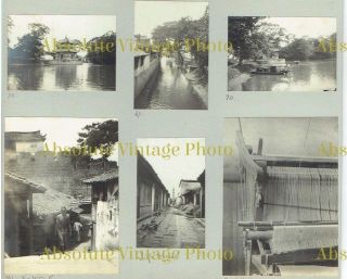 Old Chinese Photographs Chia - Teng South Gate Etc China Vintage Album Page 1912