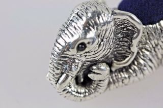 Elephant Silver 925 Pin Cushion