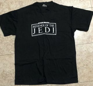 Holy Grail Vintage Star Wars Revenge Of The Jedi T - Shirt 80 