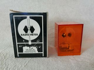 Vintage Musical Fantastic Lucite Radiometer Made In Japan