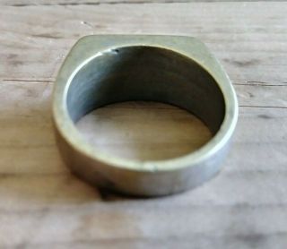 WW11 Anzio Italy 1944 Signet Trench Art Ring 3