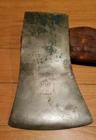 Vintage S.  A.  Wetterlings Sweden Hand Forged Single Bit Camp Axe
