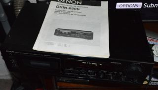 Vtg Denon Drm - 650s Digital Stereo Cassette Tape Deck,  Instructions