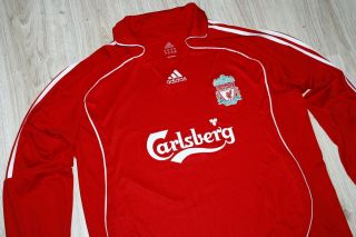 Authentic Vintage ADIDAS LIVERPOOL Long Sleeve 2006 red Home Shirt size XL 3