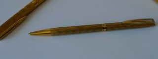 Vintage Set Gold Plated Waterman Fountain ballpoint pens mechanical pencil 6
