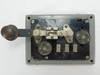 Marconi 365B Spark Gap Vintage Telegraph Straight Key Morse Code 2