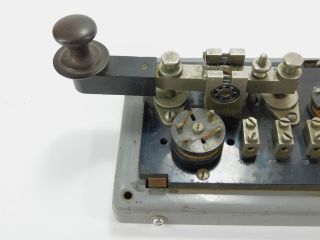 Marconi 365B Spark Gap Vintage Telegraph Straight Key Morse Code 3
