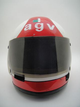 VINTAGE AGV X 3000 - S AGV HELMET MOTORCYCLE CLASSIC OLD SCHOOL Racing Rider 3