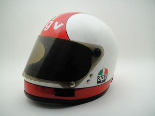 VINTAGE AGV X 3000 - S AGV HELMET MOTORCYCLE CLASSIC OLD SCHOOL Racing Rider 4