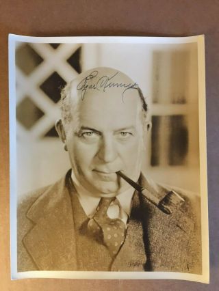 Edgar Kennedy Rare Early Vintage Autographed 8/10 Photo Laurel & Hardy