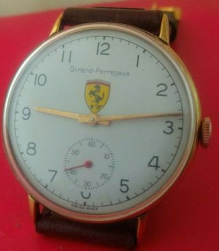 Girard Perregaux Ferreri Swiss Mens Sport Watch - Vintage - Gold Plated