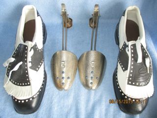 Vintage Lee Trevino Live In Dry Golf Saddle Shoes,  Mens Size 11,  No Spikes,  1979