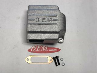 New’ Gem Mcculloch 1 Piece Muffler,  Vintage Kart,  W Hardware,  Gasket.
