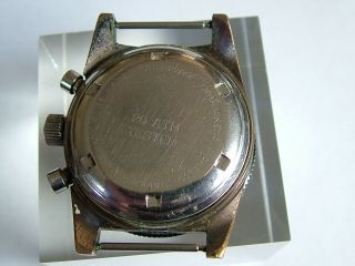 Vintage 1960 ' s Oriosa Diver ' s Chronograph Watch 20 ATM.  Serviced Mainspring. 9