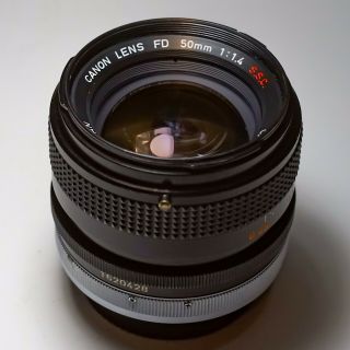 Canon Fd Ssc 50mm F1.  4 - Fd Mount Vintage Camera Lens