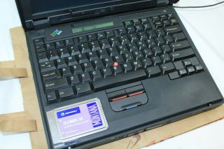 Vintage IBM ThinkPad 770 Type 9548 Laptop Intel Pentium 233MHZ 65KB RAM 4GB HDD 2