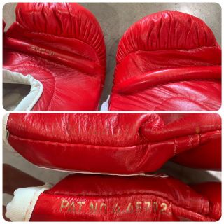 DEADSTOCK 80s TUF - WEAR Boxing Gloves w/ BOX 10oz NOS Sparring Gloves Rocky VTG 10